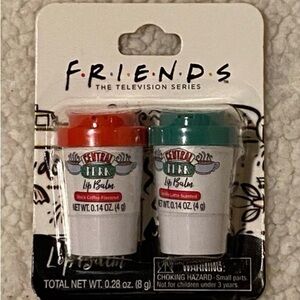 FRIENDS Central Perk Lip Balm Set - Red and Teal